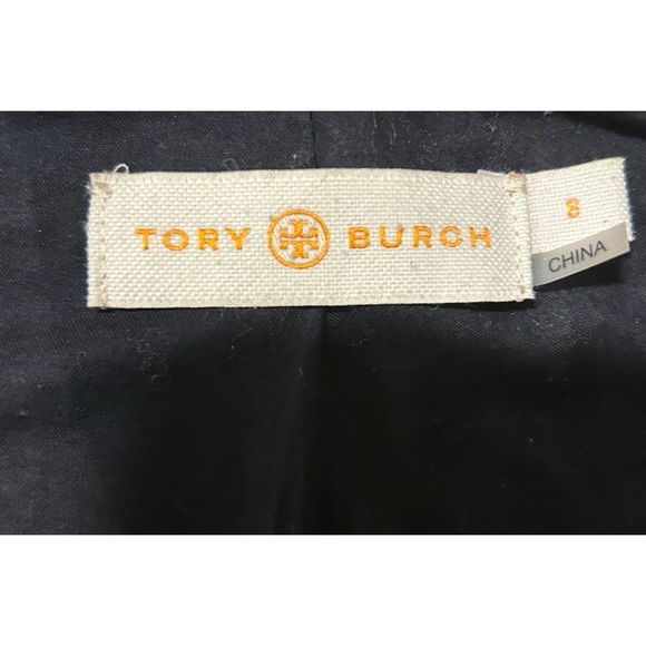 Tory Burch Evie Beige Blazer Jacket Size 6 - Picture 4 of 5